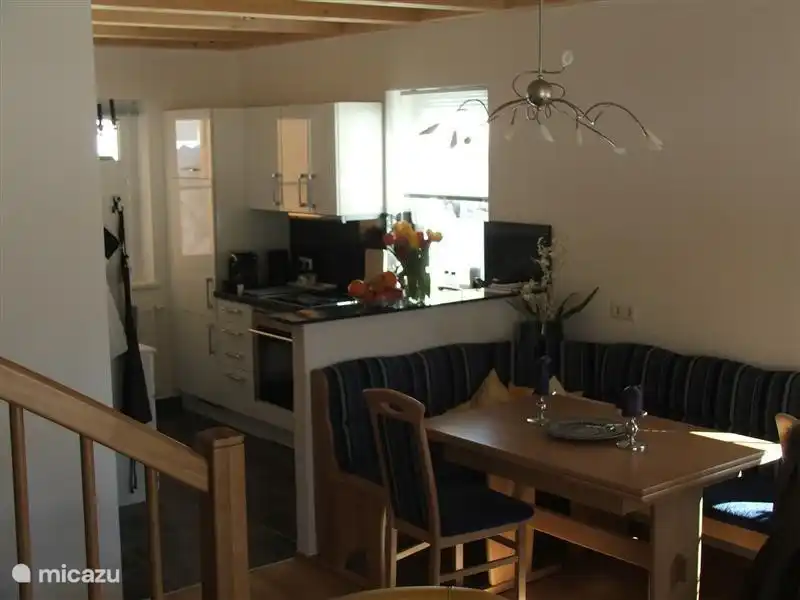 Blick aus dem Schlafzimmer.