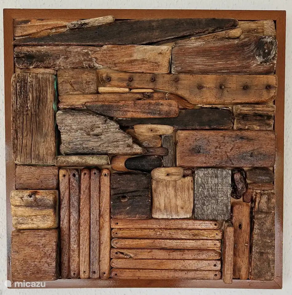 Artwork from found driftwood