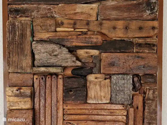 Location de Vacances Curaçao, Curaçao-Centre, Willemstad, maison de vacances - 'Casa Troepial' avec piscine privée Oeuvre de bois flotté trouvé