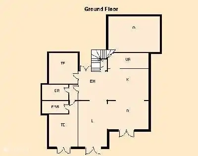 Flat ground floor.