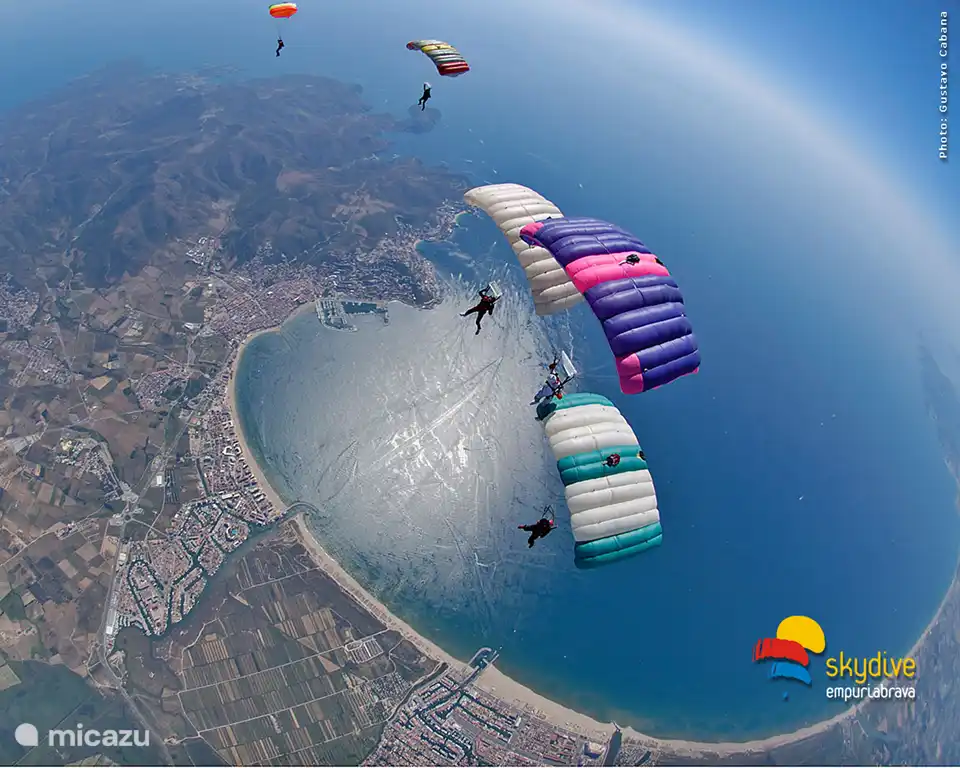 Herrliche Aussicht über die Bucht von Empuriabrava und Rosas, einem echten Erlebnis.