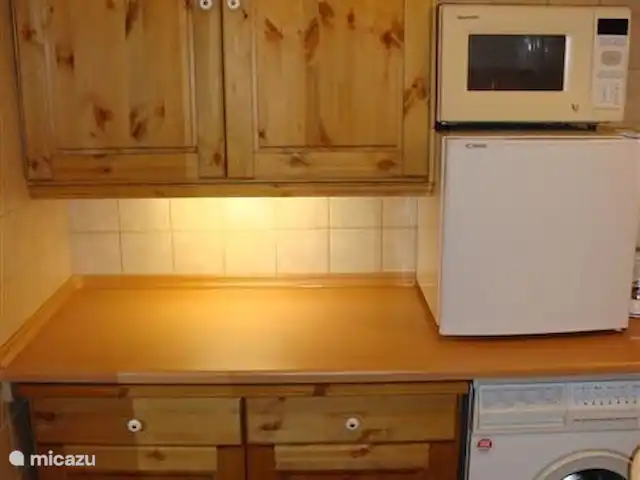 Walchsee Hasewinkel | Autriche, Tyrol, Walchsee - appartement Cuisine maison d'hôtes avec micro-ondes, réfrigérateur, cafetière, bouilloire