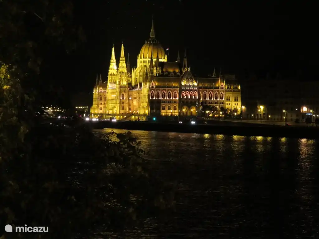 Blick von der Donau auf das schönste Parlament Europas?