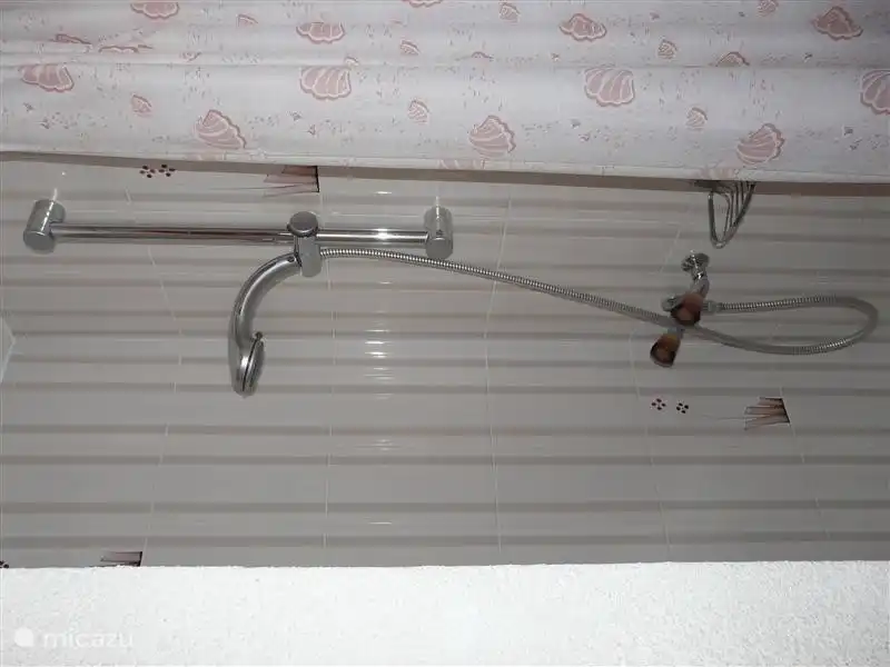 Private shower in the master bedroom.