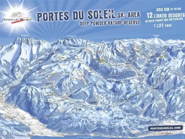 Charmant 3-kamer Appartement + WIFI huren in Zwitserland, Wallis, Morgins - appartement MORGINS has two chairlifts that link you to the largest international ski area in the world : The Portes du Soleil ! 650 km of groomed runs, 209 lifts, 288 marked runs, 12 ski resorts in France and Switzerland and a single 'hands-free' ski pass valid throughout the entire area.