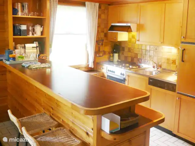 Charmant 3-kamer Appartement + WIFI huren in Zwitserland, Wallis, Morgins - appartement Keuken
