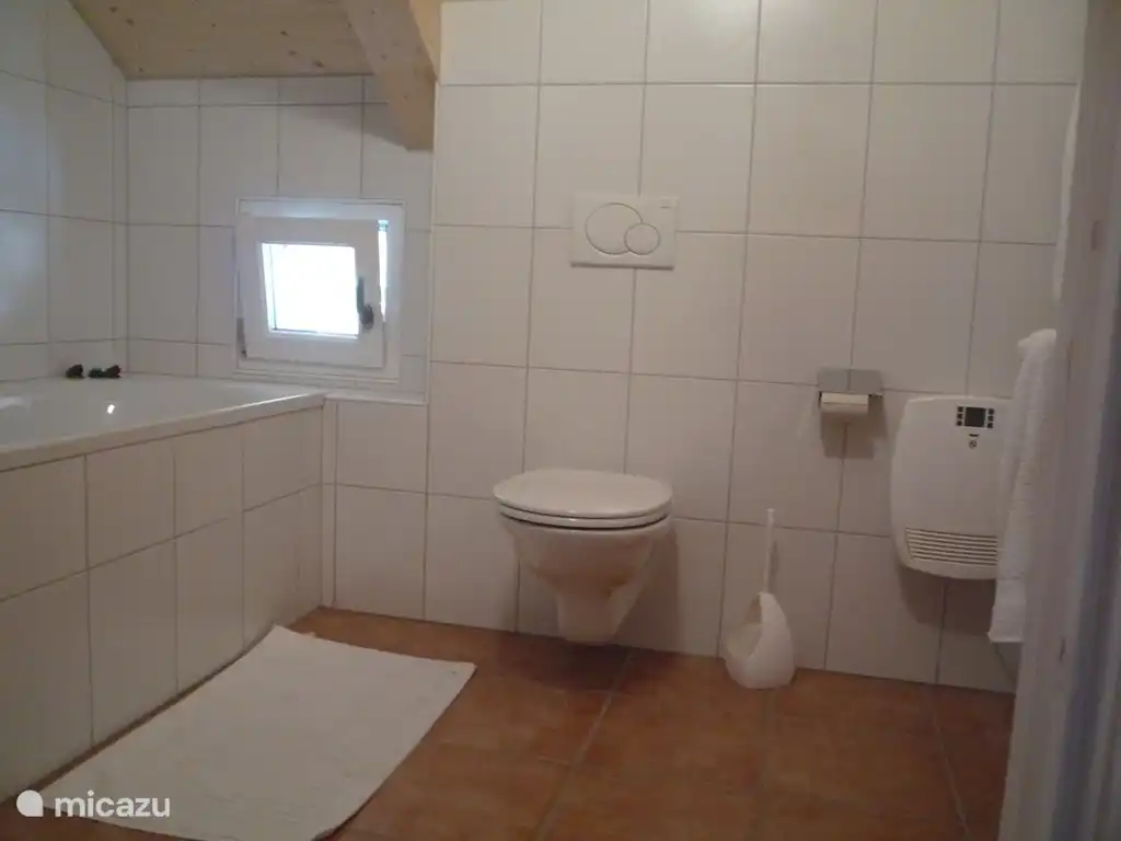 Baño con bañera arriba