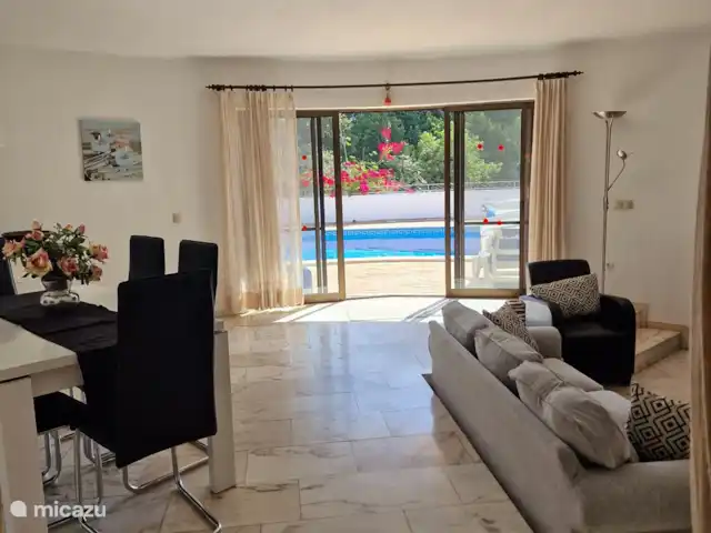 Villa Marlique huren in Portugal, Algarve, Carvoeiro - villa Eethoek schuifdeuren naar terras