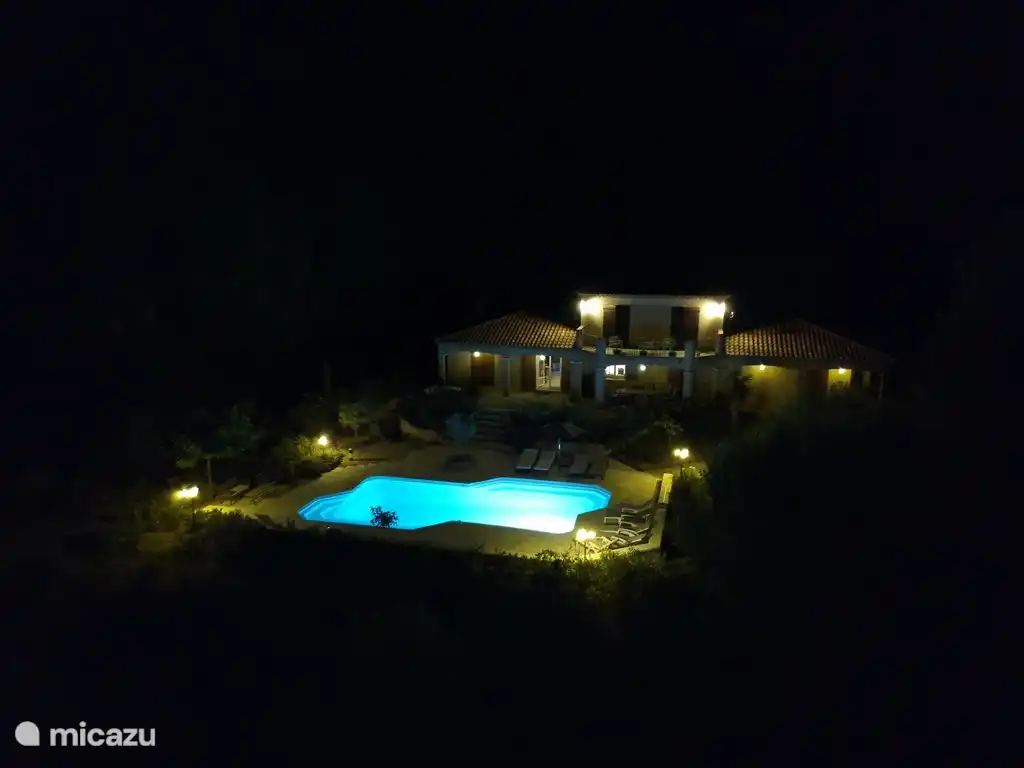 Drone opname bij nacht