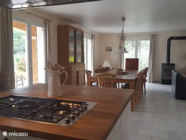 Villa La Vesença | France, Hérault, Prades-sur-Vernazobre - maison de vacances Salon et cuisine