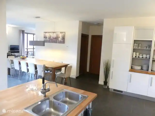 Casa Tulipano | Italie, Lac de Côme, Molina - maison de vacances Salon depuis la cuisine
