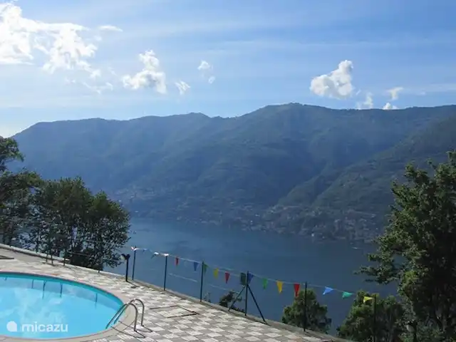 Casa Tulipano | Italie, Lac de Côme, Molina - maison de vacances Piscine et vue sur le lac de Côme
