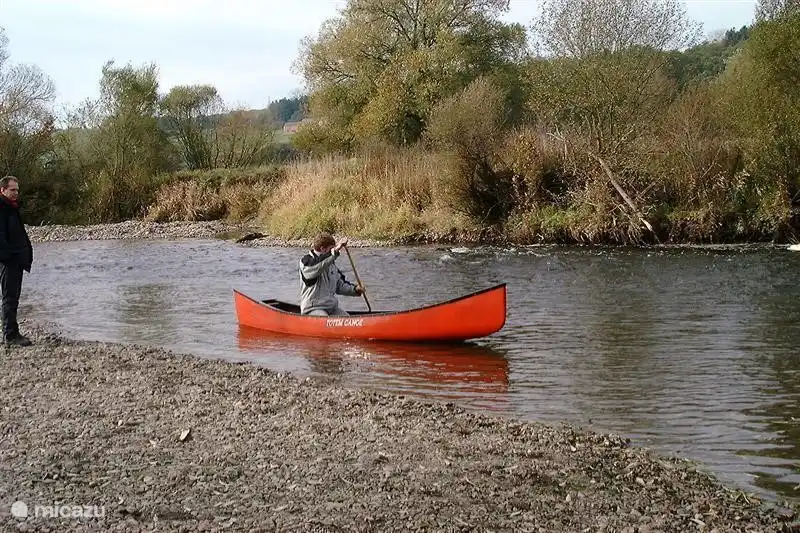 Kanufahren auf dem Outhe