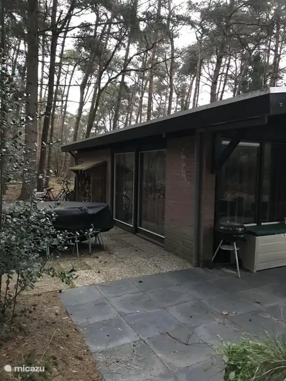 Eine zweite Terrasse an der Seite rundet den Garten ab.