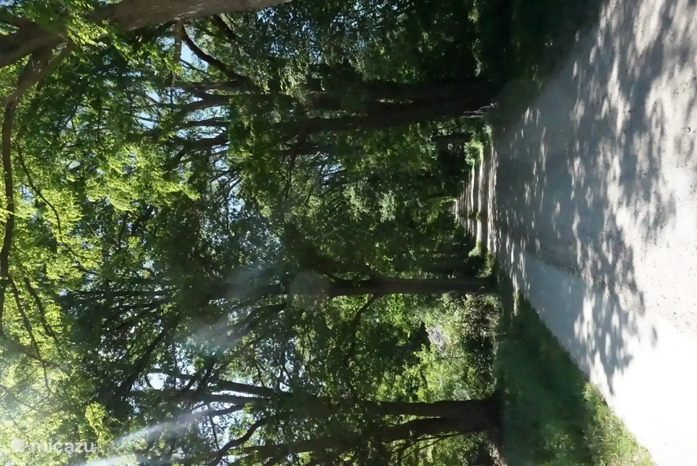 Die Landstraße, an der De Broekhof liegt