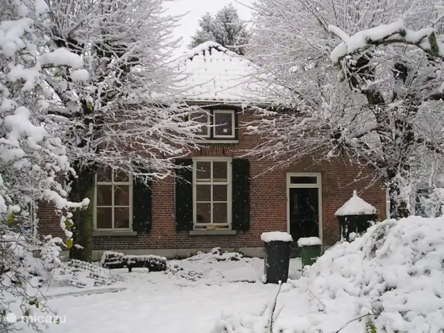 El Broekhof en Países Bajos, Güeldres, Klarenbeek - casa vacacional foto de invierno!