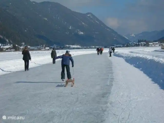 Patinaje sobre hielo en el Wei&#223;ensee ...