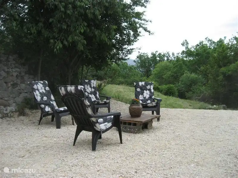 Delicious seat on one of the terraces around the house
