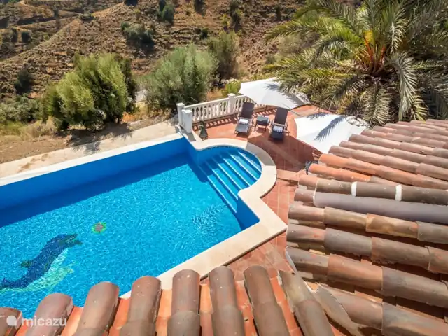 El Ancla huren in Spanje, Andalusië, Sayalonga - villa uitzicht vanaf boven