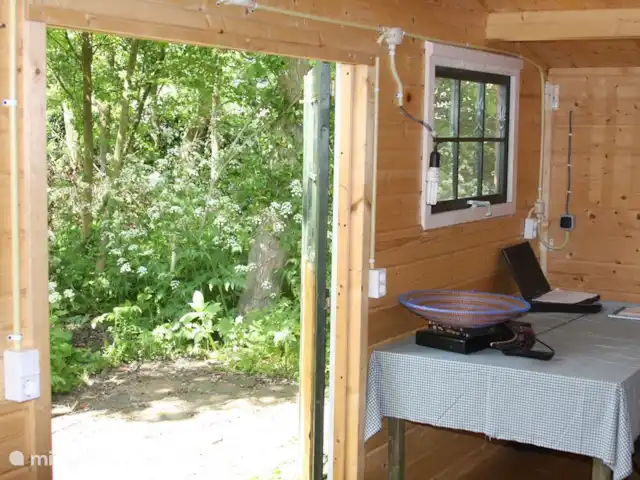 Playa en Países Bajos, Holanda del Norte, Bergen - casa vacacional 3er dormitorio con vista al bosque y terraza privada.