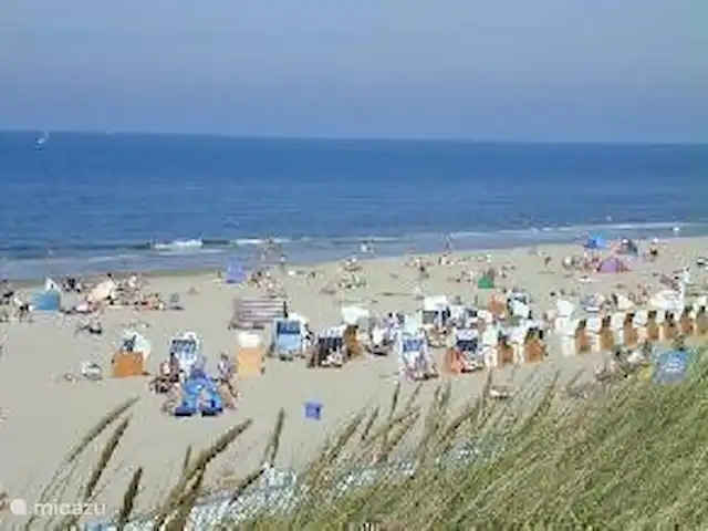 Playa en Países Bajos, Holanda del Norte, Bergen - casa vacacional montañas junto al mar