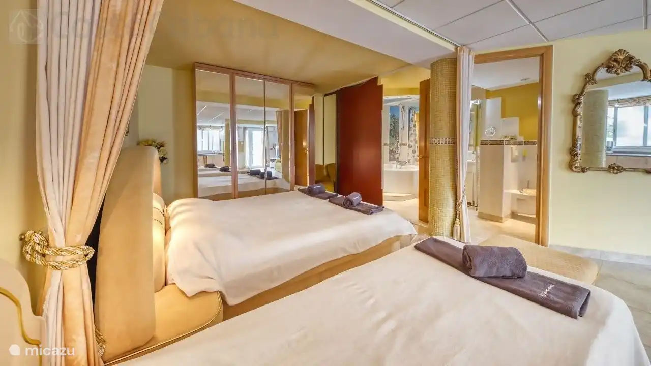 Slaapgelegenheid in het appartement linksonder