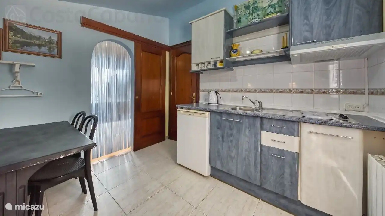 Keuken in 1 van de appartementen boven