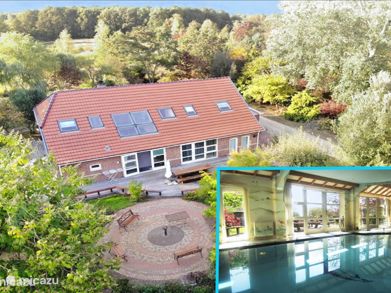 Casa vacacional Países Bajos, Groniga, Westerwolde Casa de campo/castillo Casa Iris, con piscina cubierta cálida privada