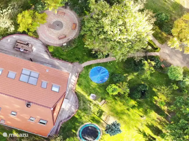 casa de campo / castillo en Países Bajos, Groninga, Westerwolde – Casa Iris, con piscina cubierta cálida privada Vista aérea