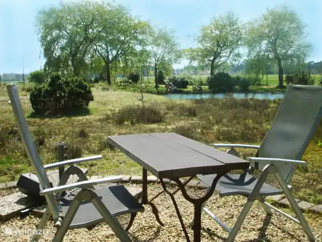 't Heide-huisje, airco en uitzicht huren in Nederland, Groningen, Westerwolde - vakantiehuis Terras met uitzicht