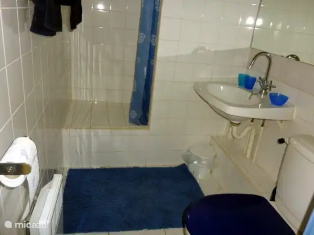 Village le Chat, Maison Meermin | France, Charente, Écuras - maison de vacances la 2ème salle d'eau, avec douche, lavabo, wc.