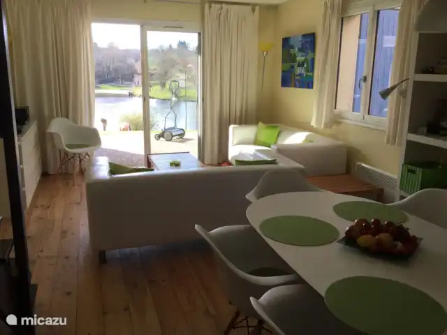 Village le Chat, Maison Meermin | France, Charente, Écuras - maison de vacances salon à l'extérieur