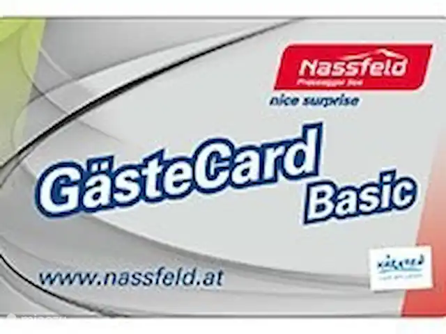 chalet en Austria, Carintia, Kötschach-Mauthen – casa de campo A partir del verano de 2019 podemos ofrecerle la GästeCard Basic gratuita. Esto le da un 20% de descuento en un boleto de un día para el AquaArena. Además, puede utilizar el transporte en autobús de la región de forma gratuita.