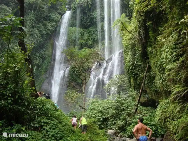 Las cascadas de Semkupul son muy espectaculares, pero debes estar en buena forma, desde el principio hasta el fondo del cañón son más como 550 escalones.