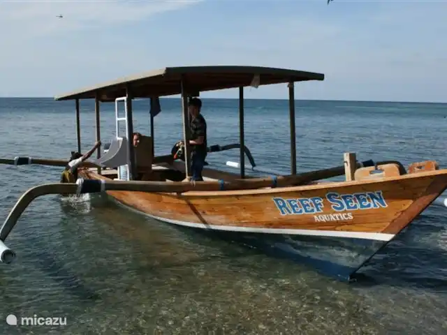 villa en Indonesia, Bali, Pemuteran – Villa Bukit Kaja Kauh jukung
