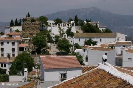 6- De ligging van het dorp Comares