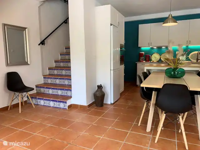 Villa Lola. Rust, natuur, prive-pool huren in Spanje, Costa del Sol, Comares - villa Trap naar boven