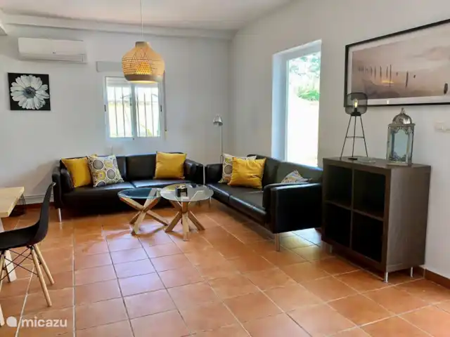 Villa Lola. Rust, natuur, prive-pool huren in Spanje, Costa del Sol, Comares - villa Woonkamer