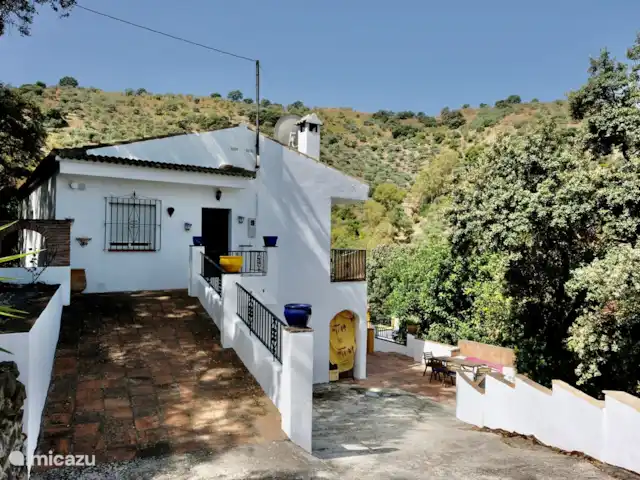 Villa Lola. Rust, natuur, prive-pool huren in Spanje, Costa del Sol, Comares - villa Entree