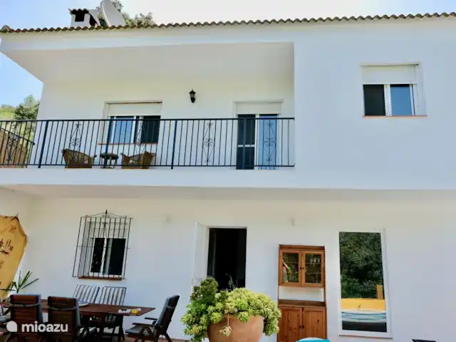 Villa Lola. Rust, natuur, prive-pool huren in Spanje, Costa del Sol, Comares - villa Aanzicht