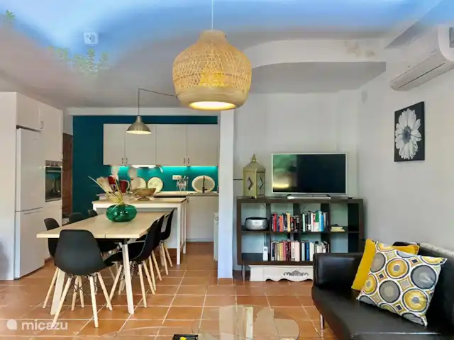 Villa Lola. Rust, natuur, prive-pool huren in Spanje, Costa del Sol, Comares - villa Woonkamer