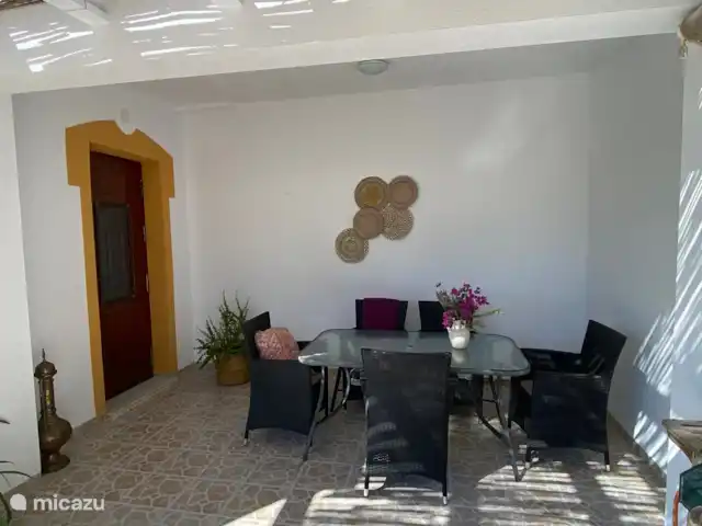 Casa Mirador - Hermosas vistas en España, Costa Cálida, Mazarrón - villa El porche cubierto de Casa Mirador.