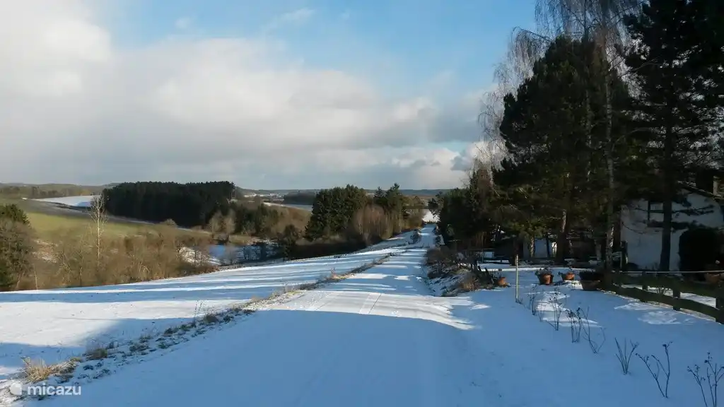 Winteransicht vom Park
