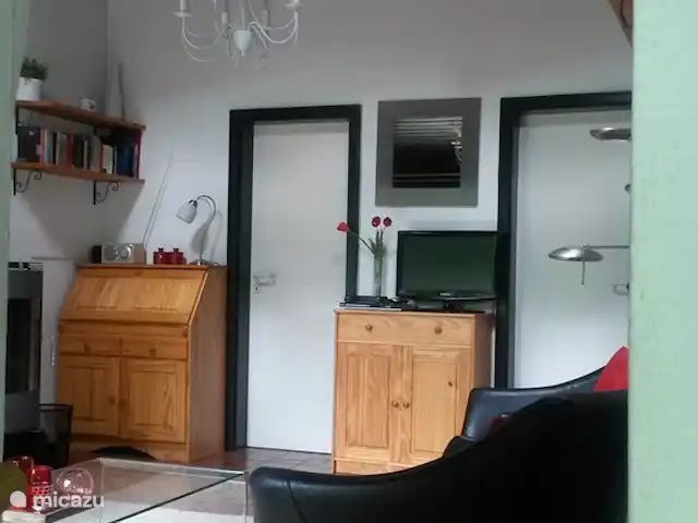 Maison de vacances idyllique dans l'Eifel | Allemagne, Eifel, Lissendorf - bungalow vue de la cuisine