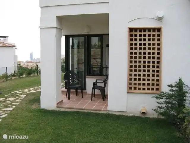 Terras bij de keuken