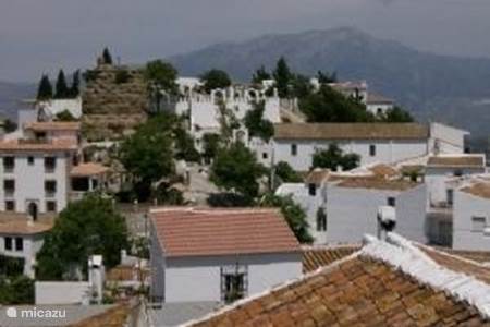 5-De ligging van het dorp Comares