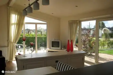 Vakantiehuis Nederland, Noord-Holland, Egmond aan den Hoef chalet Chalet Egmond a/d Hoef woonkamer
