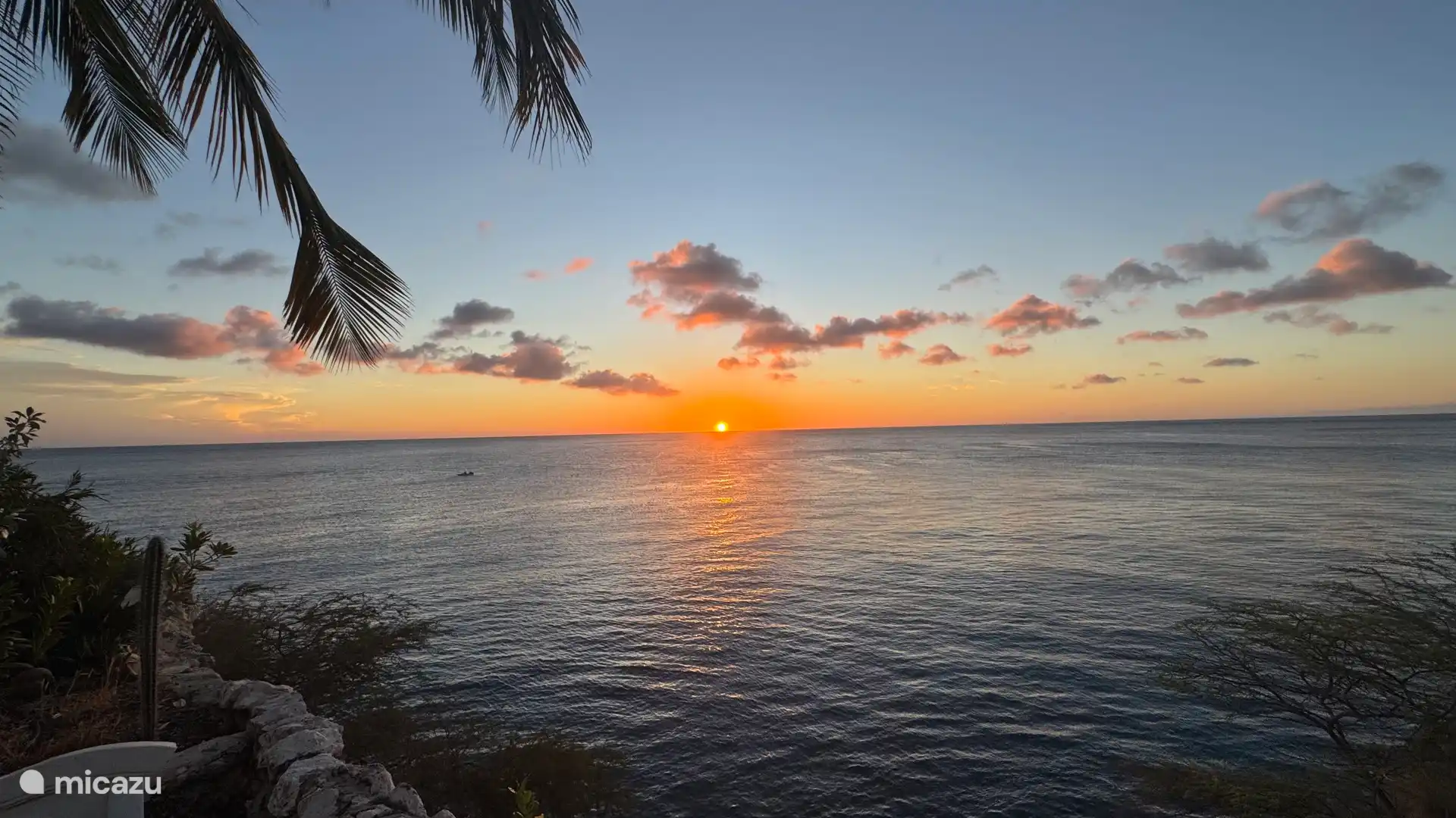 Sonnenuntergang vom Resort aus