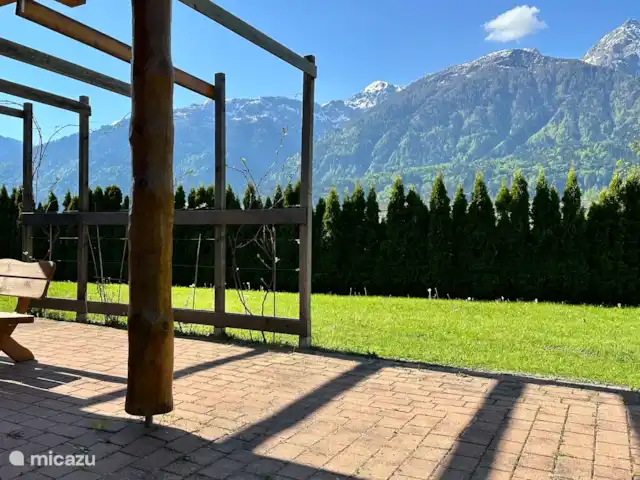 Chalet Giusto aan de Piste 6 pers. huren in Oostenrijk, Karinthië, Kötschach-Mauthen - villa Omringde tuin met fantastisch uitzicht