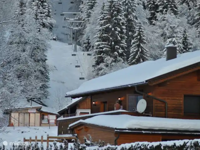 Chalet Giusto aan de Piste 6 pers. huren in Oostenrijk, Karinthië, Kötschach-Mauthen - villa Chalet Giusto afstand stoeltjeslift 150 meter